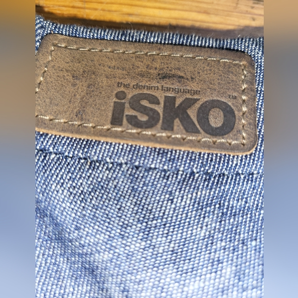 Nwt! ISKO True Blu denim Pant with gathered ankles. SS16/ 61218 - Picture 8 of 8